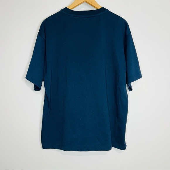 Japanese LogosDays Navy Midweight Chilling Bear Tee Large - Picture 7 of 7